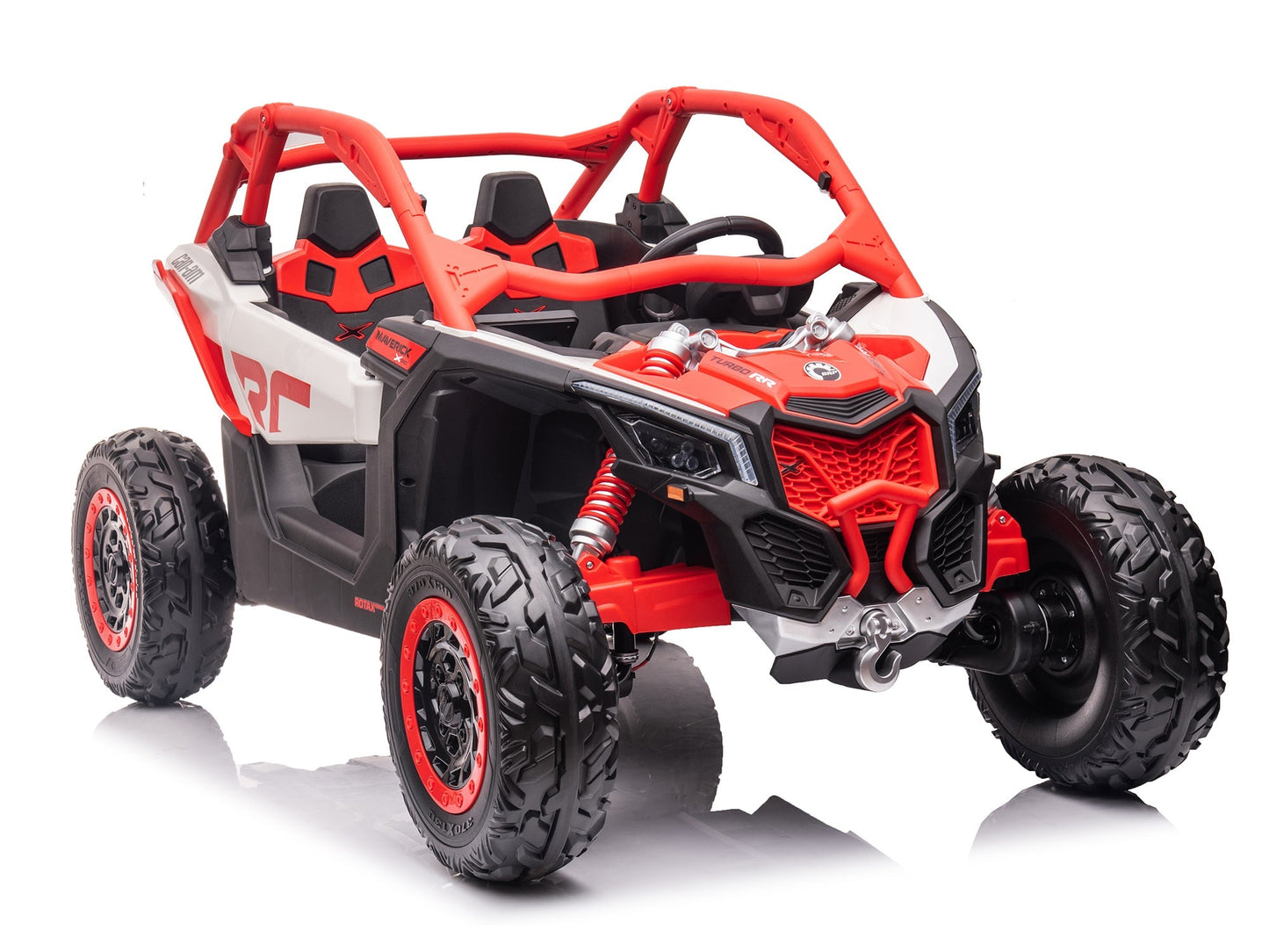 Can-Am Maverick XL Custom Edition 24V Kids Ride-On UTV Buggy Car | Red