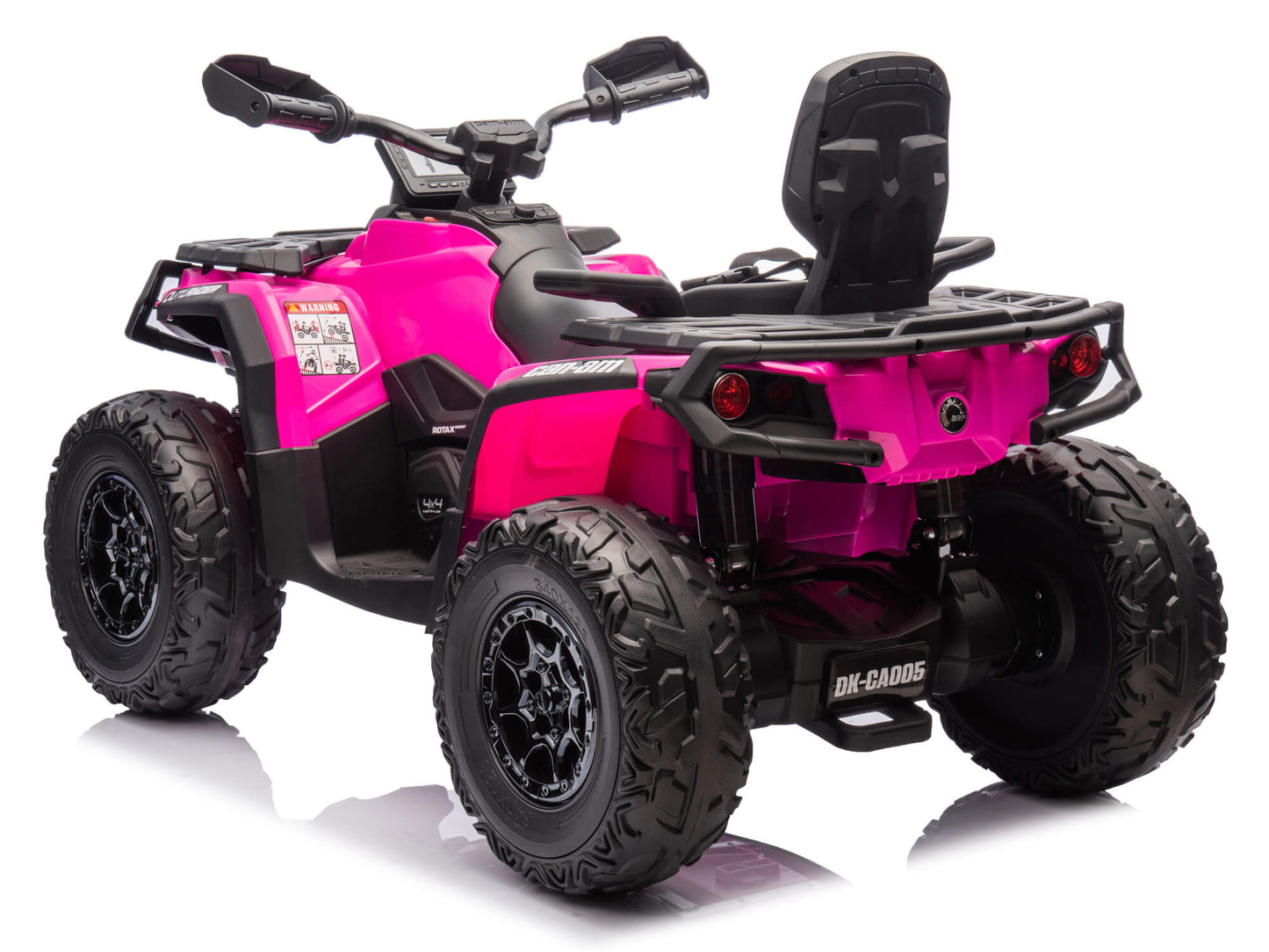 Can-Am Outlander 24V 4WD Kids Ride-On ATV Quad | Deep Pink