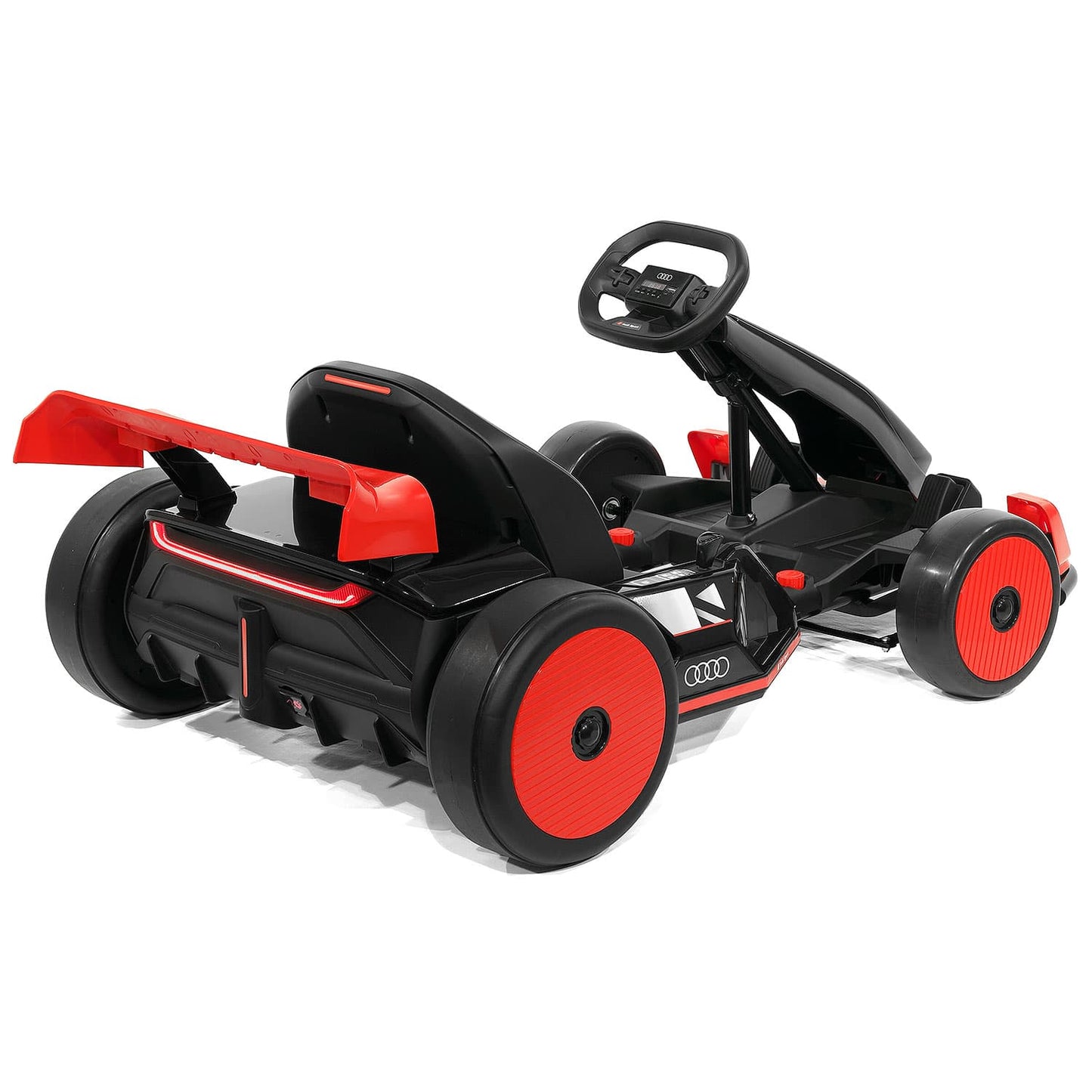 Audi Sport 24V Big Kids Drifting Ride-On Go Kart | Red