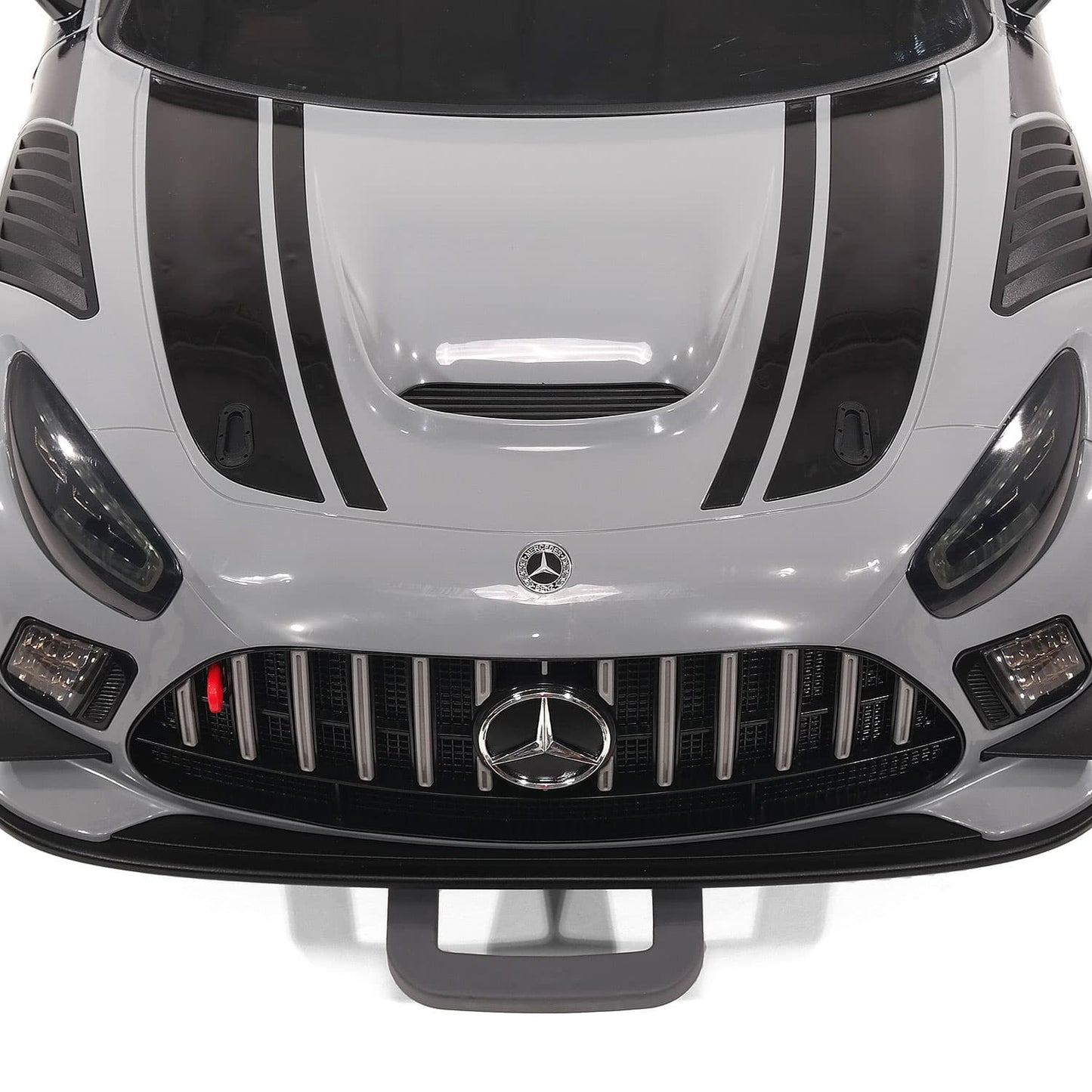 Mercedes AMG GT3 EVO 12V Kids Ride-On Car with R/C Parental Remote | Gray