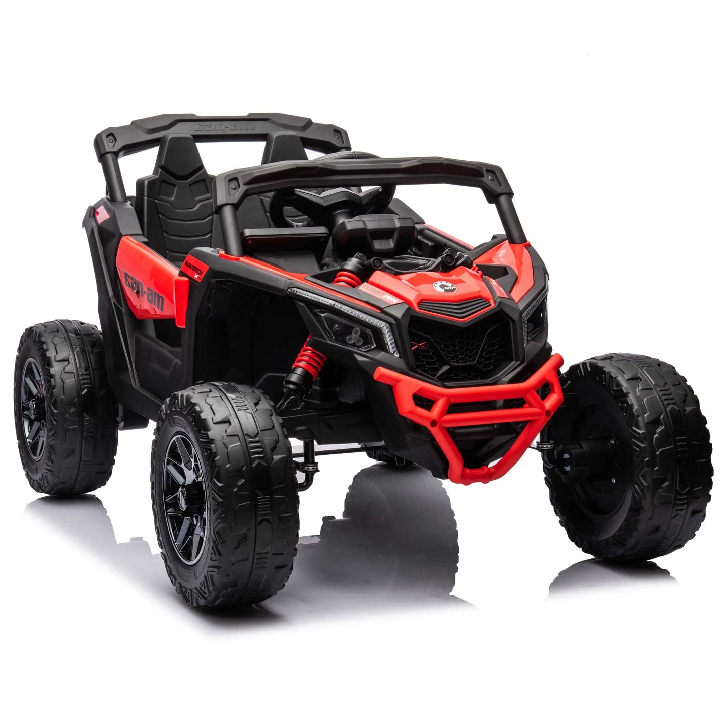 Can-Am Maverick Custom Edition 24V Kids Ride-On UTV Buggy Car | Red