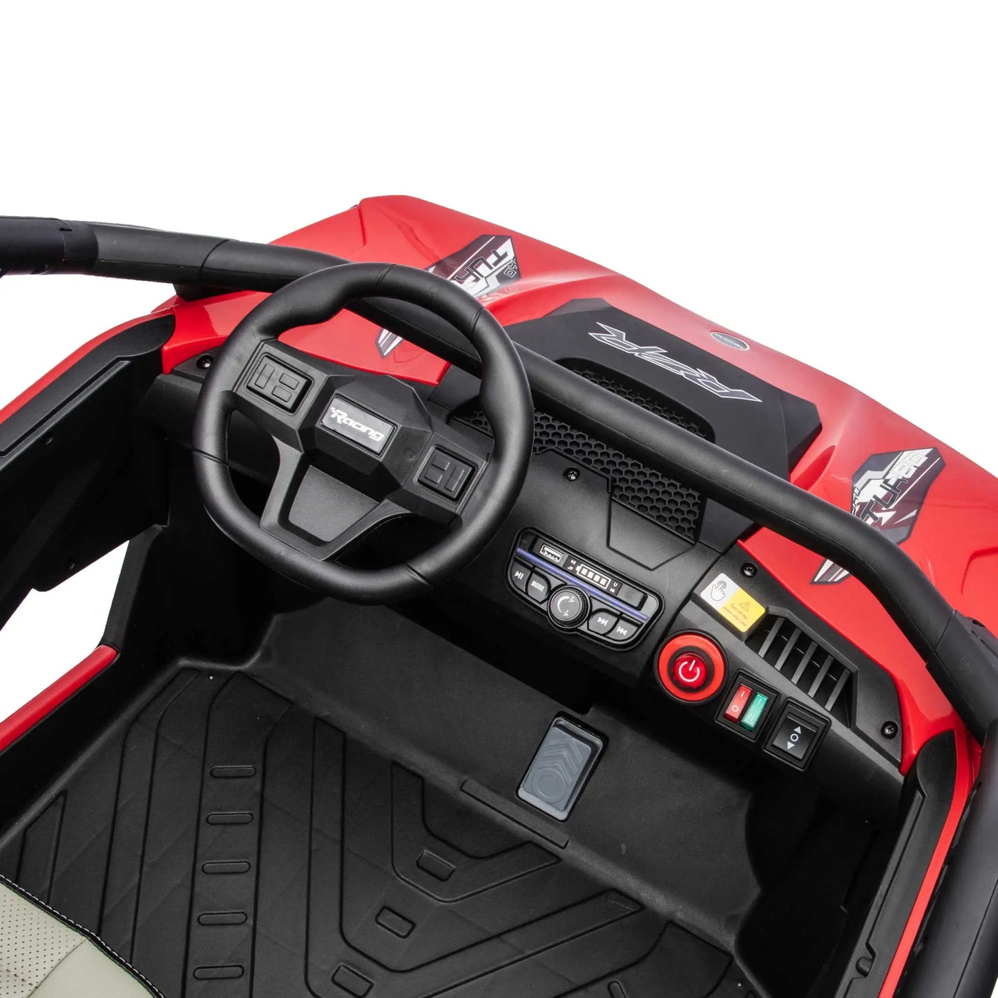 Trail Runner 24V 4WD Kids Ride-On UTV with R/C Parental Remote | Red